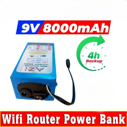 ( FREE HOME DELIVERY ) WiFi Router UPS Power Bank 9 Volts - 4 Hours Guaranteed Backup - Tp Link Tenda PTCL & Other Routers